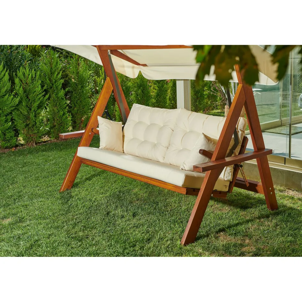 Pihakeinu Linento Garden Lyon 3-istuttava beige