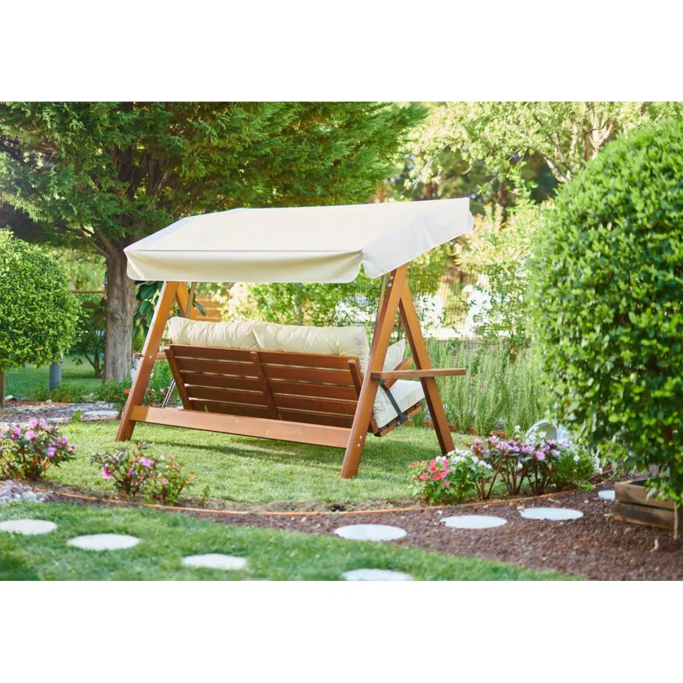 Pihakeinu Linento Garden Lyon 3-istuttava beige