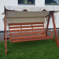 Pihakeinu Eden Wood Mellby, 3-istuttava, ruskea