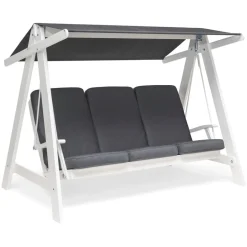 Pihakeinu Hillerstorp Aspö, 3-istuttava, tummanharmaa/beige