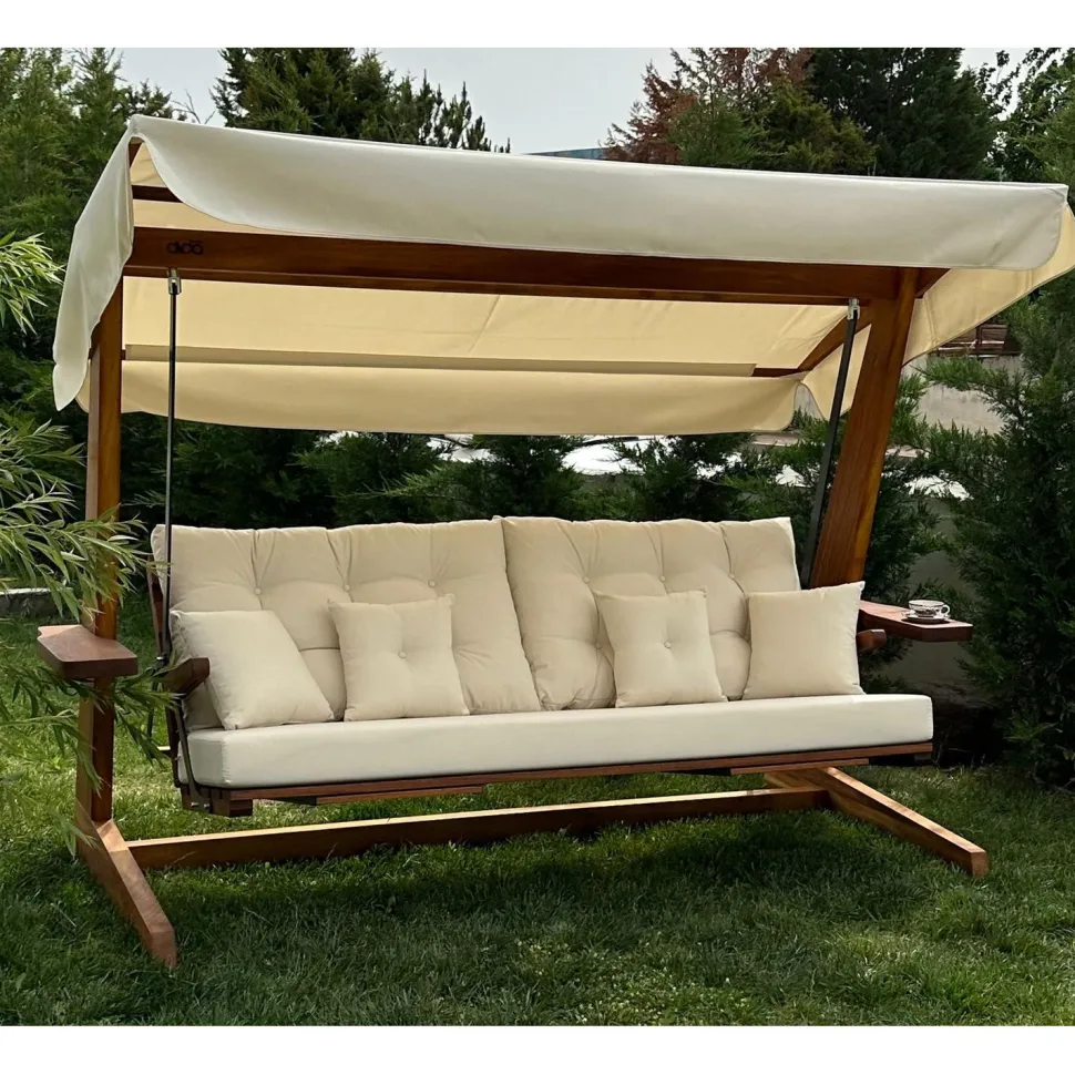 Pihakeinu Linento Garden Luna Deluxe 3-istuttava beige