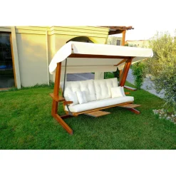 Pihakeinu Linento Garden Luna Deluxe 3-istuttava beige