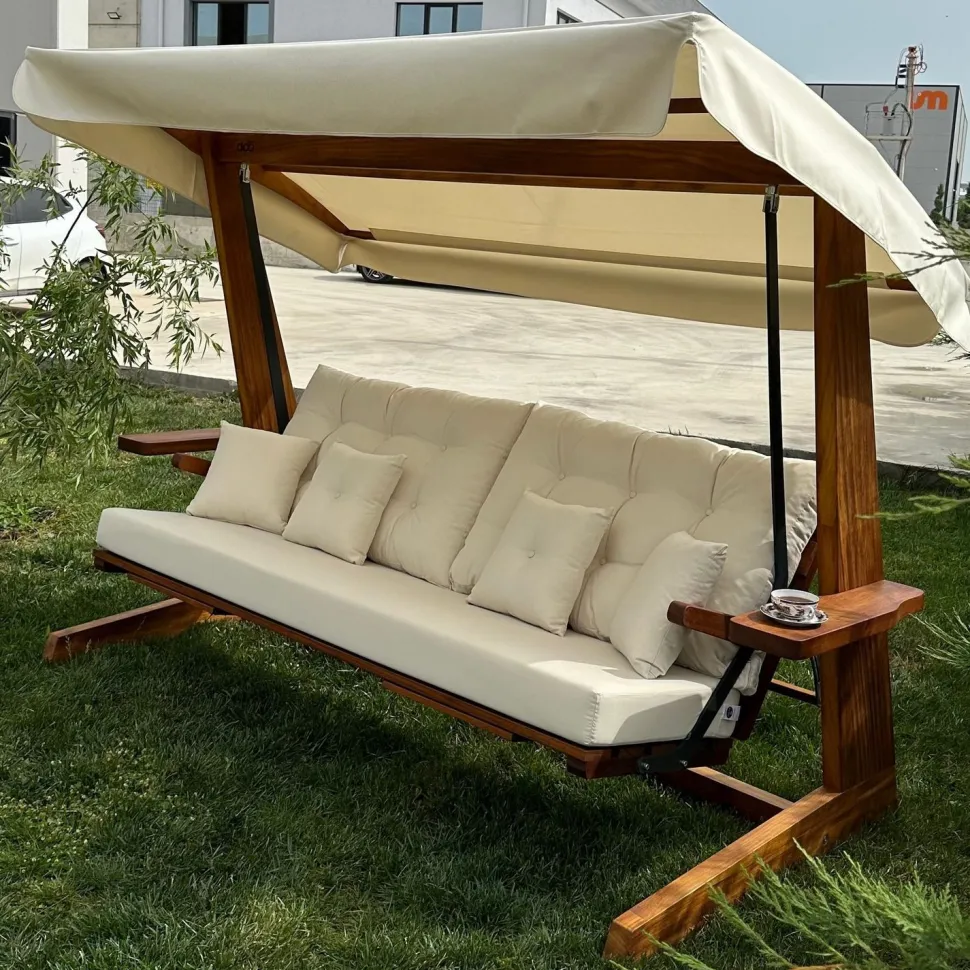 Pihakeinu Linento Garden Luna Deluxe 3-istuttava beige
