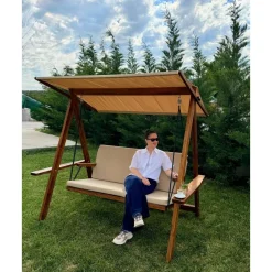 Pihakeinu Linento Garden Riva 2100, 3-istuttava, camel
