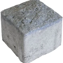 Pihakivi Rudus Artik-noppa, 92x92x80mm, profiloitu, hienopesty, tummanharmaa