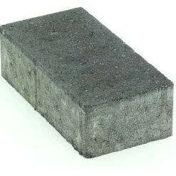 Pihakivi Rudus Kartanokivi 80 viisteetön 277x137x80 mm sileä musta