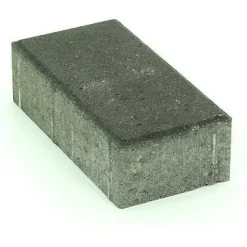 Pihakivi Rudus Kartanokivi 80 278x138x80 mm sileä musta