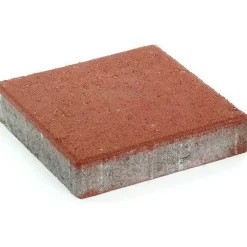Pihakivi Rudus Kartanolaatta 80 278x278x80 mm sileä punainen
