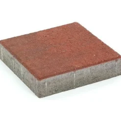 Pihakivi Rudus Kartanolaatta 80 278x278x80 mm sileä punamusta