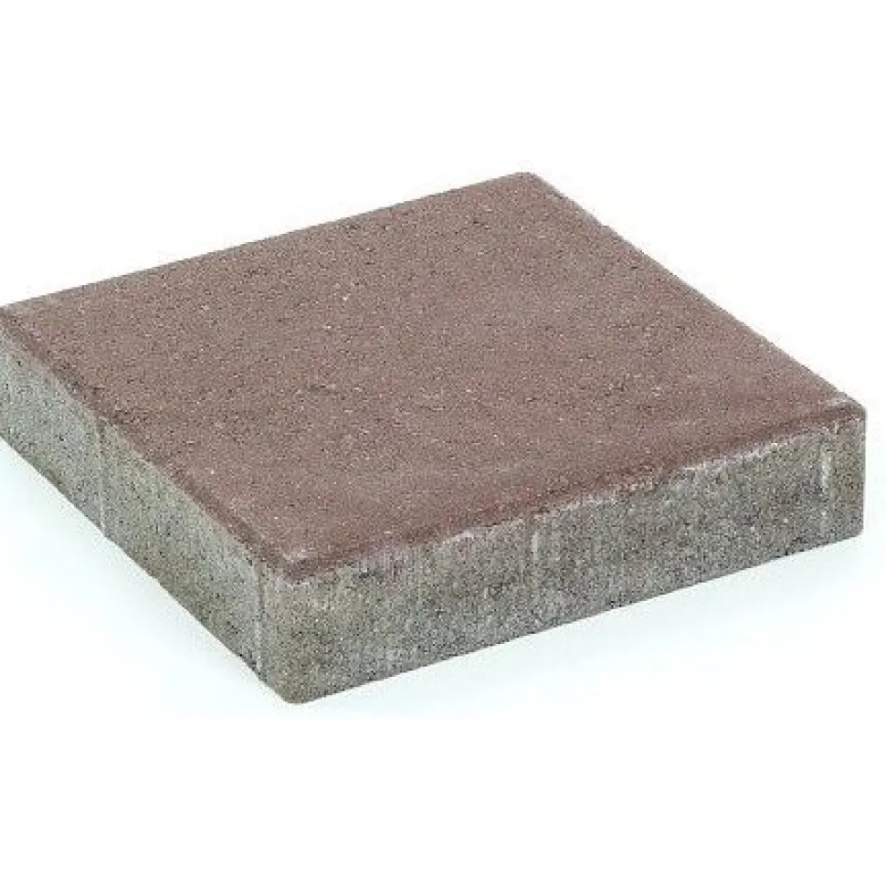 Pihakivi Rudus Kartanolaatta 60 278x278x60 mm sileä ruskea