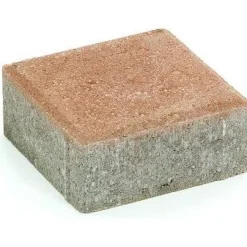 Pihakivi Rudus Kartanonoppa 60 138x138x60 mm sileä hiekanruskea