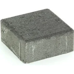 Pihakivi Rudus Kartanonoppa 60 138x138x60 mm sileä musta