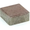 Pihakivi Rudus Kartanonoppa 60 138x138x60 mm sileä ruskea