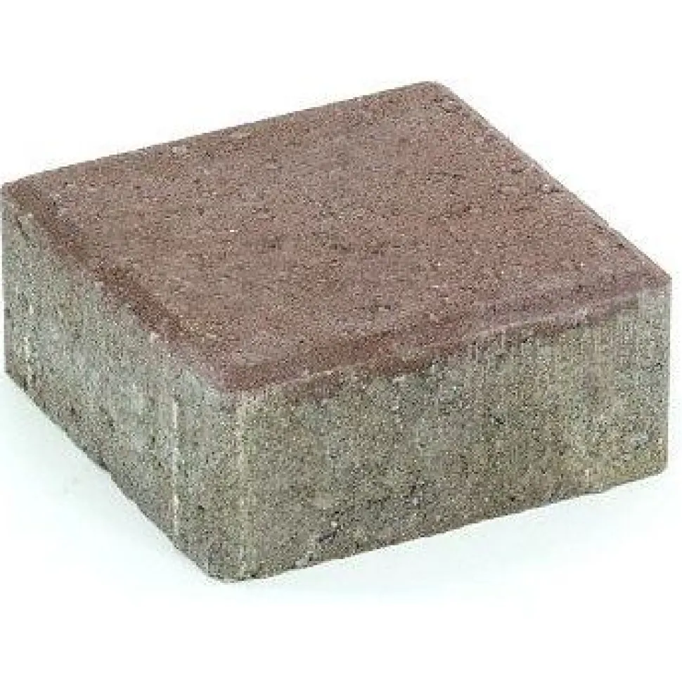 Pihakivi Rudus Kartanonoppa 60 138x138x60 mm sileä ruskea