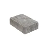 Pihakivi Rudus Kartanonupu 60 viisteetön 207x137x60 mm profiloitu antiikki harmaa