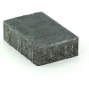 Pihakivi Rudus Kartanonupu 60 viisteetön 207x137x60 mm sileä musta