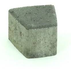 Pihakivi Rudus Klassikko iso kaarre 80 110x115x80 mm sileä musta