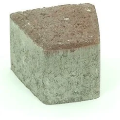 Pihakivi Rudus Klassikko iso kaarre 80 110x115x80 mm sileä punamusta