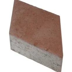 Pihakivi Rudus Rombakivi 80 334x197x80 mm sileä punainen