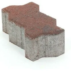 Pihakivi Rudus Unikivi 80 225x112,5x80 mm sileä punamusta