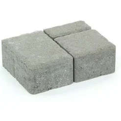 Pihakivisarja Rudus Milano-kivet 80 mm sileä harmaa
