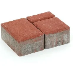 Pihakivisarja Rudus Milano-kivet 80 mm sileä punainen