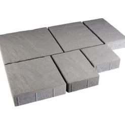 Pihakivisarja Rudus Roomalaiset isot kivet 80 mm profiloitu harmaa