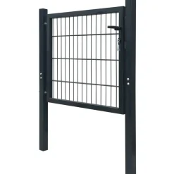 Pihaportti teräs 103x150cm antrasiitti