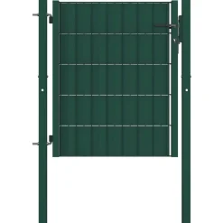 Pihaportti teräs 100x81cm vihreä