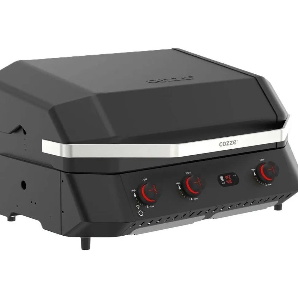 Plancha ja kaasugrilli Cozze G-800 Combo, 3 poltinta
