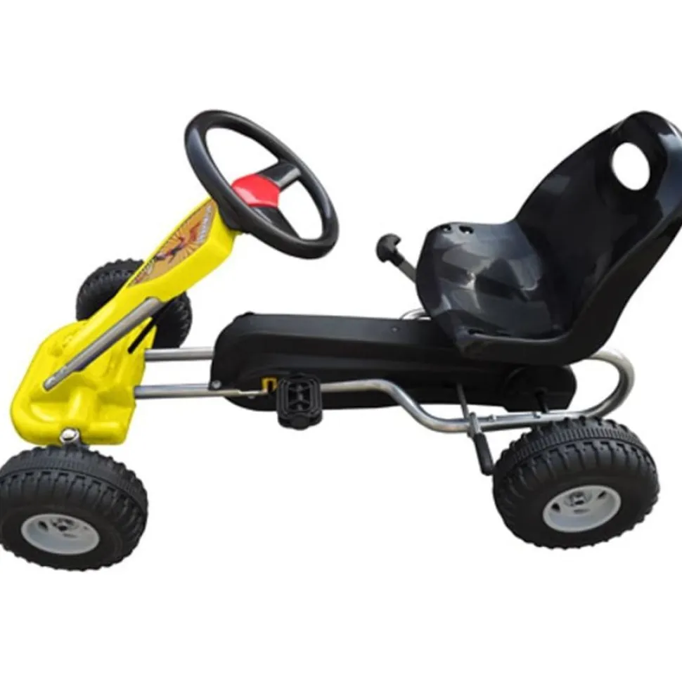 Polkuauto keltainen