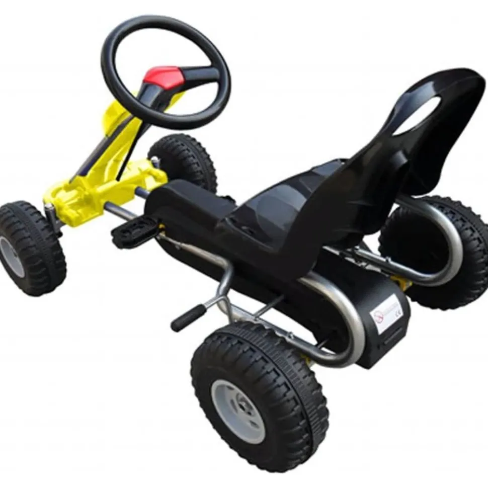 Polkuauto keltainen