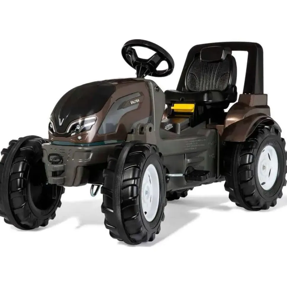 Polkutraktori Rolly Premium Valtra, musta/ruskea