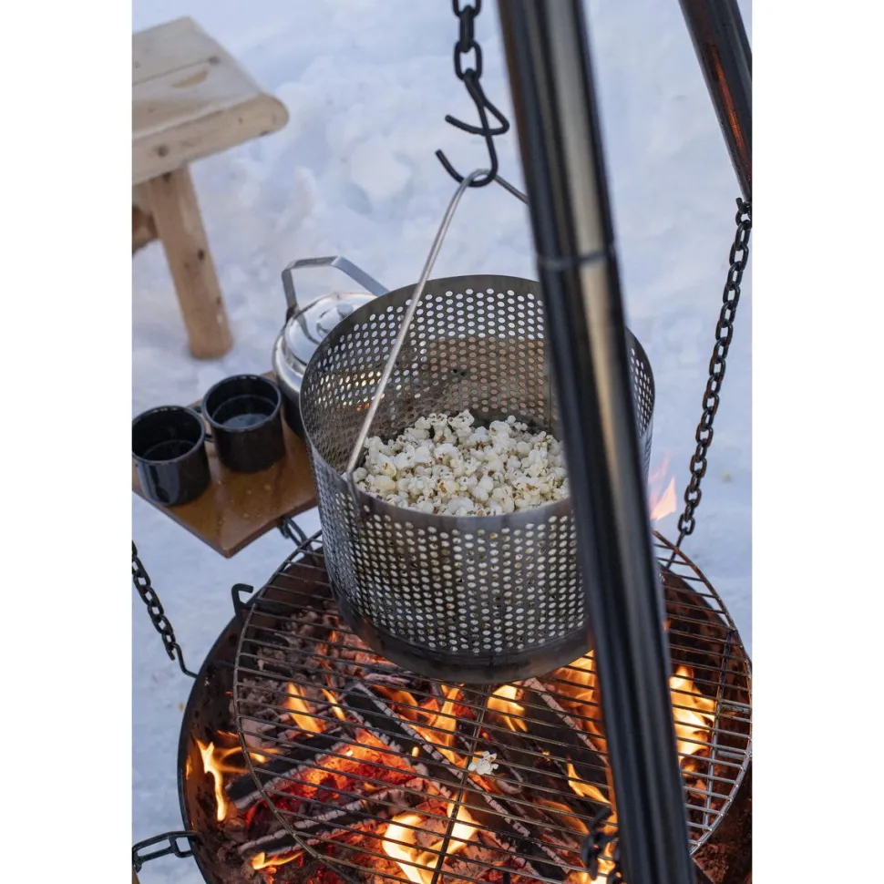 Popcorn-pata Espegard, 10L, ruostumaton teräs