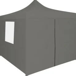 Pop-up teltta kokoontaitettava seinillä 3x3m antrasiitti