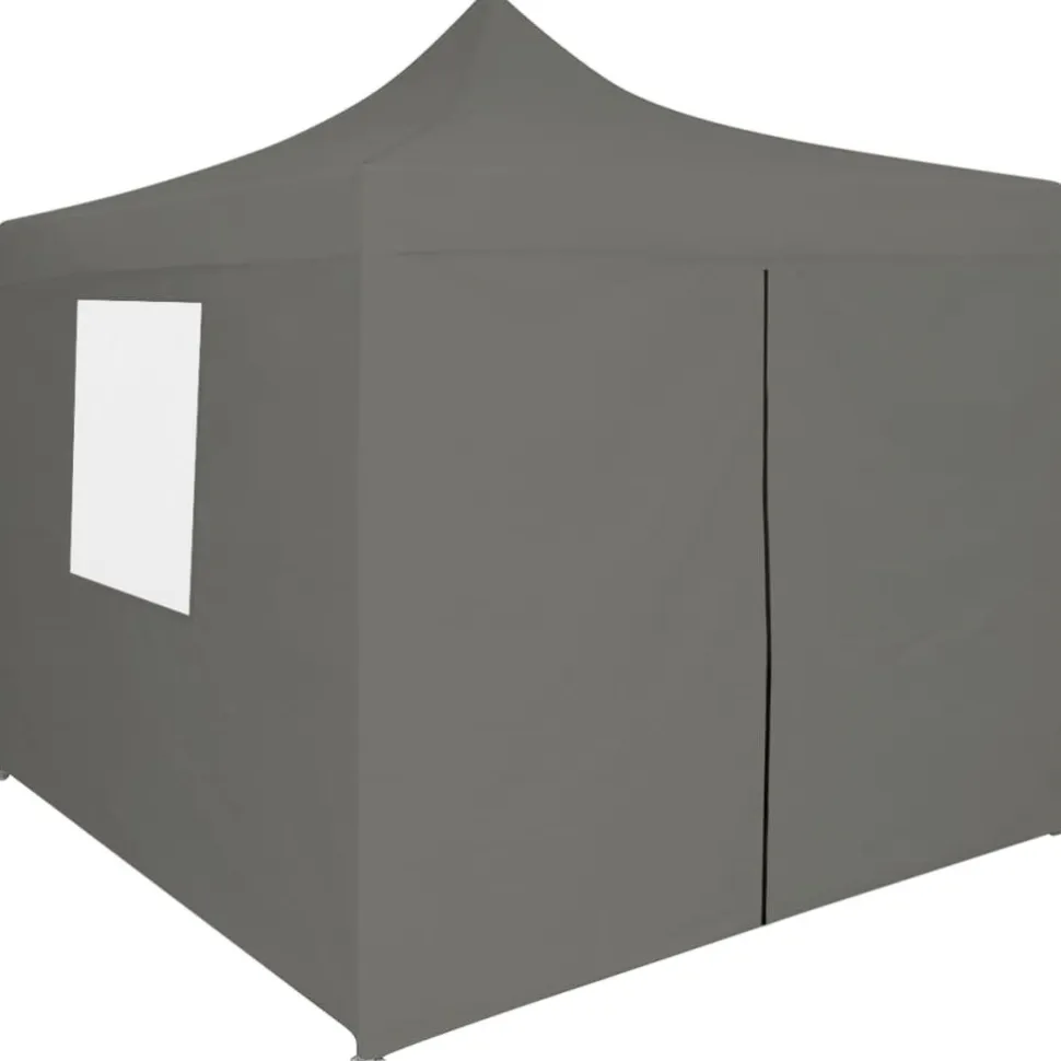 Pop-up teltta kokoontaitettava seinillä 3x3m antrasiitti