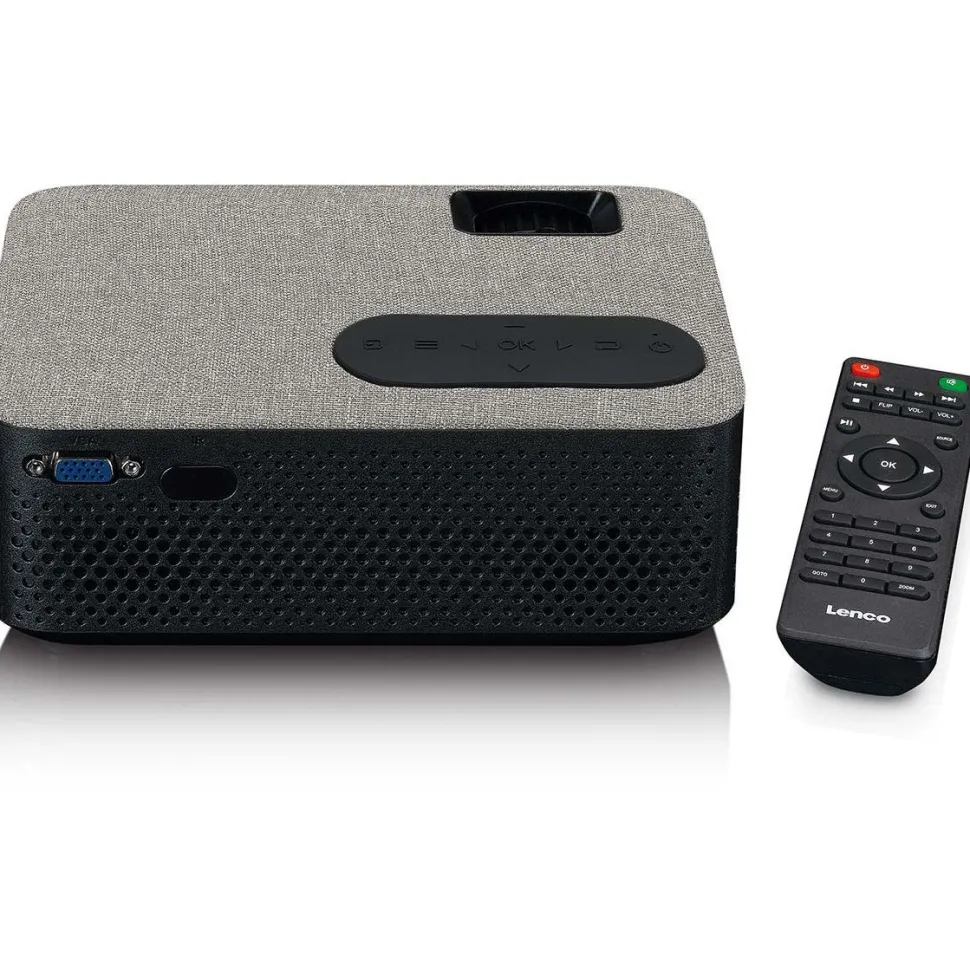 Projektori Lenco, 720P HD LCD, bluetoothilla