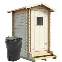 ProPuucee-paketti 1,7 m² sis. Lillevilla Toilet 13 ja Kekkilä Tehokäymälä 230 l