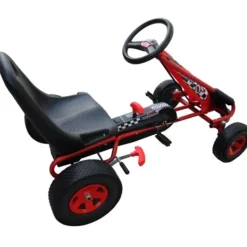 Punainen Polkuauto Säädettävällä Istuimella
