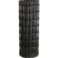 Puutarha-aita Hortus 5x10cm 2,1mm 10m 0% PVC musta