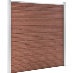 Puutarha-aita WPC 180x186 cm ruskea
