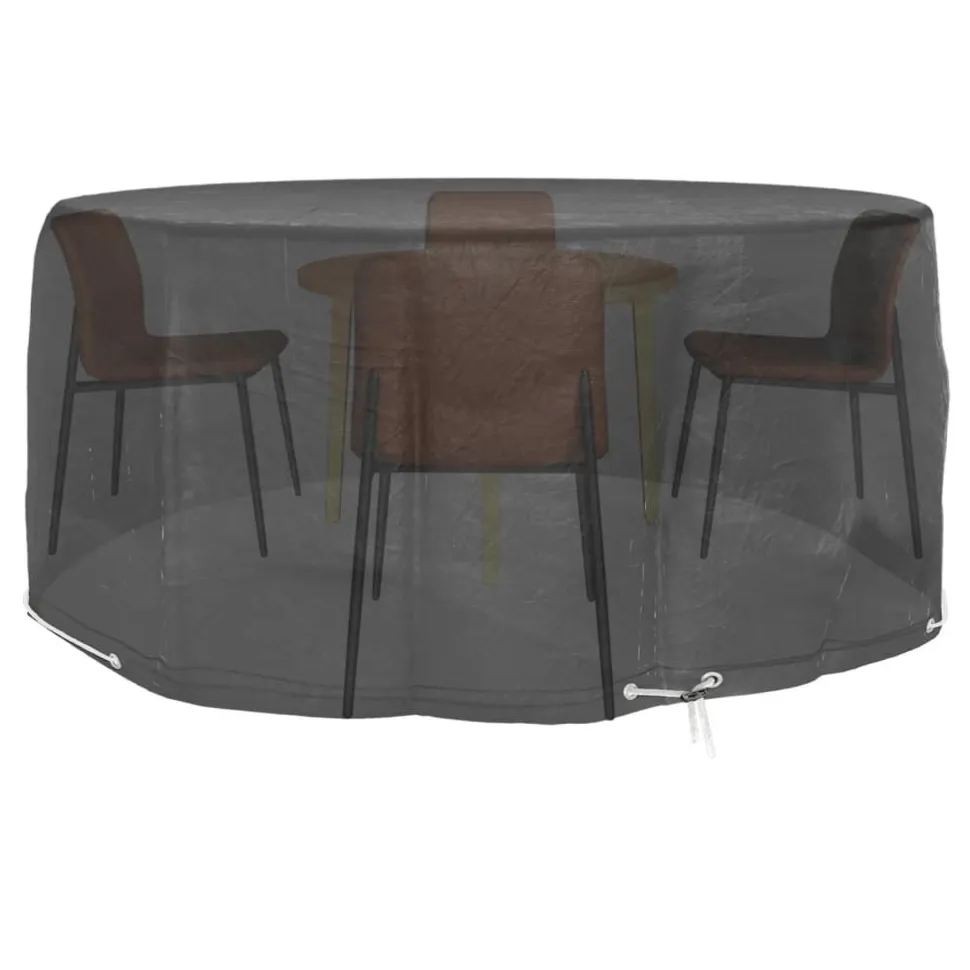 Puutarhakalusteiden suoja 10 purjerengasta Ø230x90 cm pyöreä