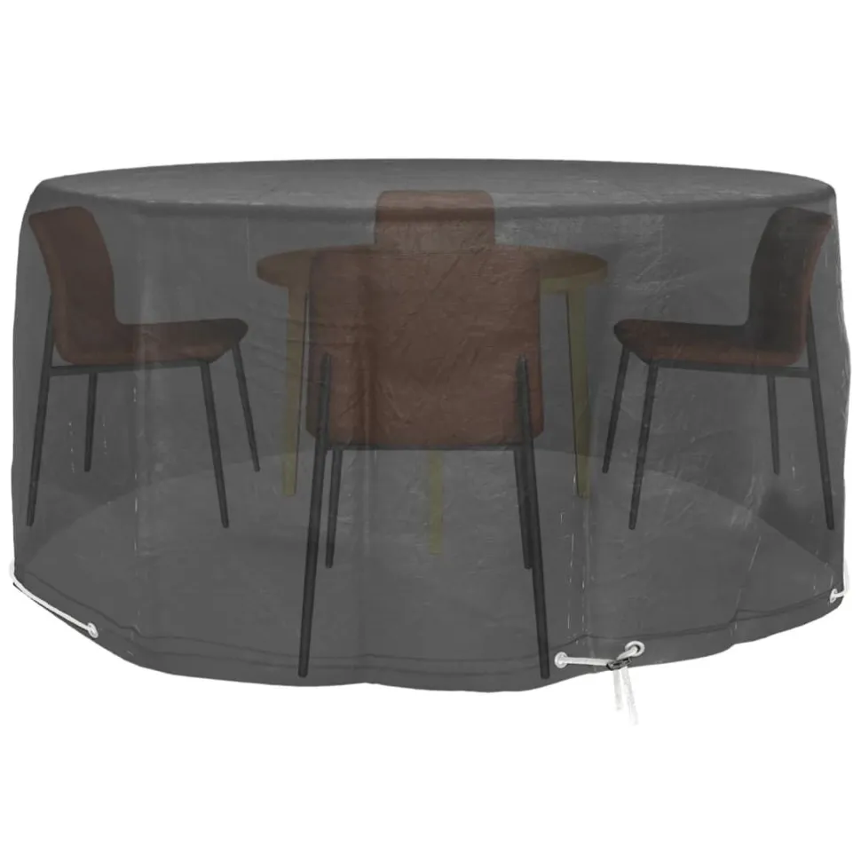 Puutarhakalusteiden suoja 10 purjerengasta Ø230x90 cm pyöreä