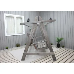 Puutarhakeinu katoksella Baltic Garden Pelle 165cm harmaa