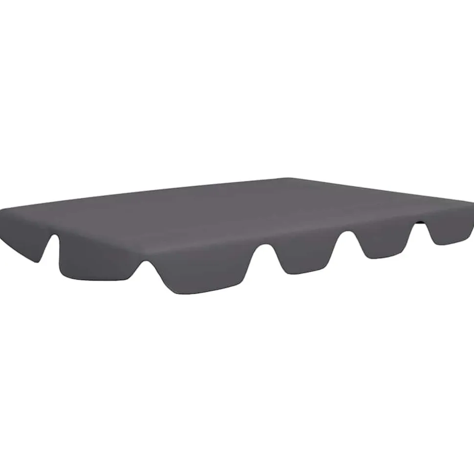 Puutarhakeinun Vaihtokatos musta 188/168x145/110 cm (12093)