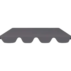 Puutarhakeinun Vaihtokatos musta 188/168x145/110 cm (12093)