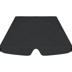 Puutarhakeinun Vaihtokatos musta 188/168x145/110 cm (12093)