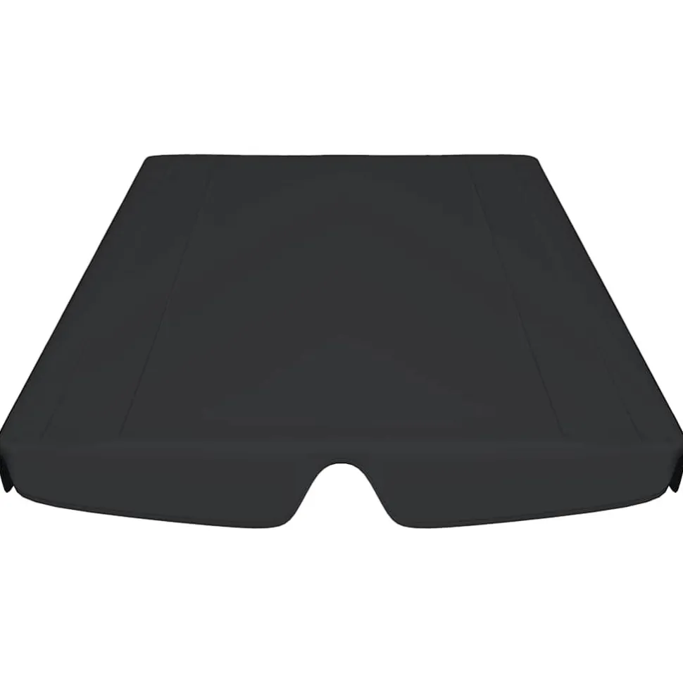 Puutarhakeinun Vaihtokatos musta 188/168x145/110 cm (12093)