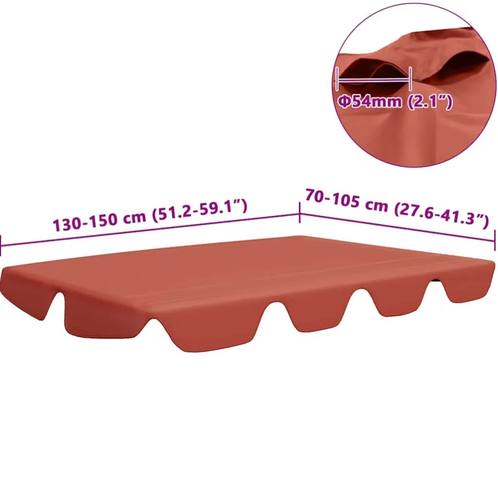 Puutarhakeinun Vaihtokatos musta 188/168x145/110 cm (12093)