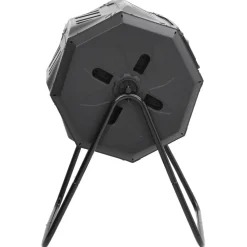 Puutarhakompostiroskis musta 73x64x95 cm 160 l